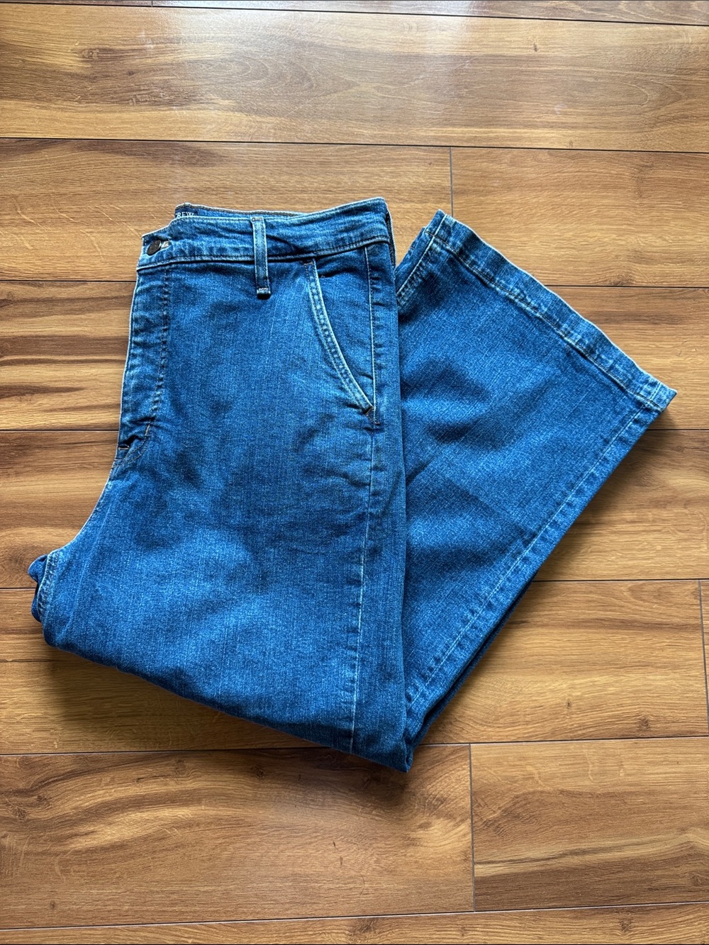 J.Crew Wide Leg Crop Jeans 31